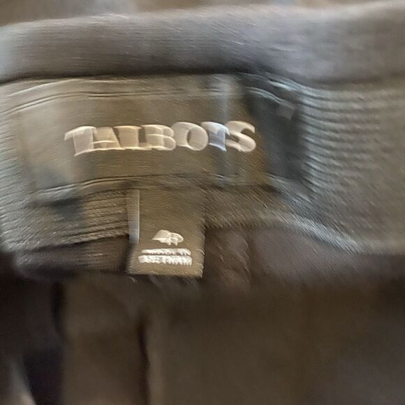 Talbots Black Rayon Spandex Leggings Pants - 4P - Picture 7 of 7